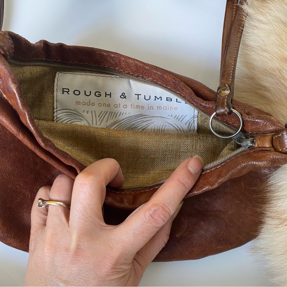 Classic Brown Leather Crossbody Bag